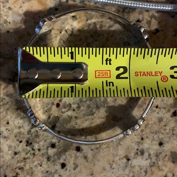 Brighton Le Vie silver bangle bracelet floral - Picture 8 of 8